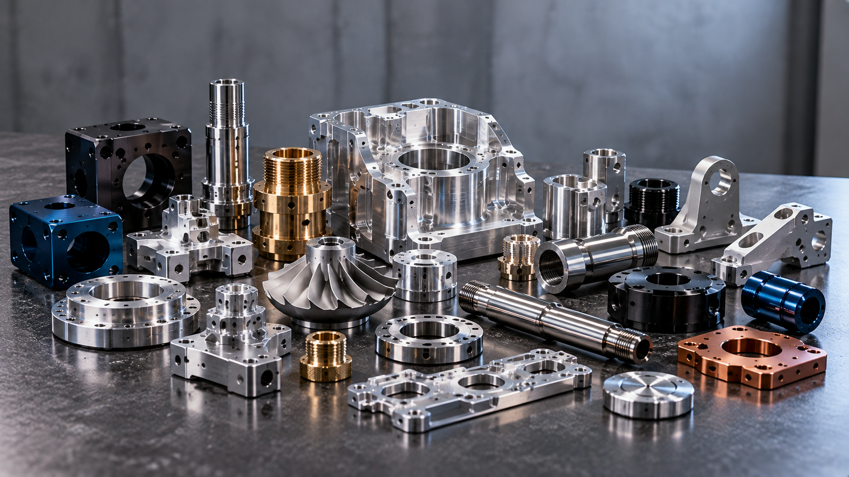 CNC-Fräs- und Drehteile | MMS Tec CNC-Fräs- und Drehteile aus verschiedenen Werkstoffen und Oberflächen